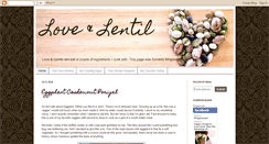 Desktop Screenshot of loveandlentil.com