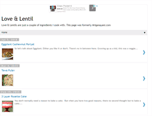 Tablet Screenshot of loveandlentil.com